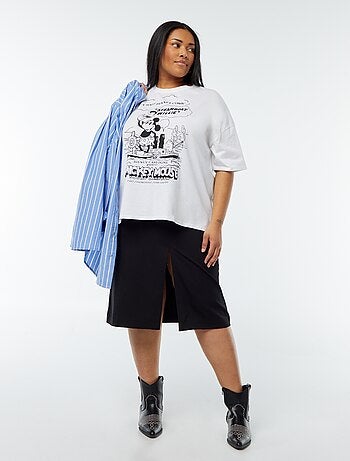 Camiseta de manga corta estampada 'Mickey' 'Disney'
