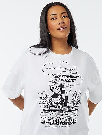 Camiseta de manga corta estampada 'Mickey' 'Disney'