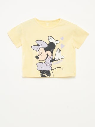 Camiseta de manga corta estampada 'Minnie'