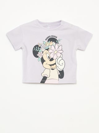 Camiseta de manga corta estampada 'Minnie'