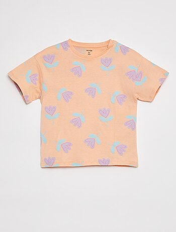 Camiseta de manga corta estampada
