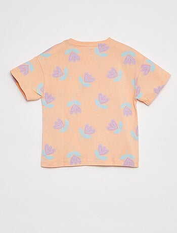 Camiseta de manga corta estampada