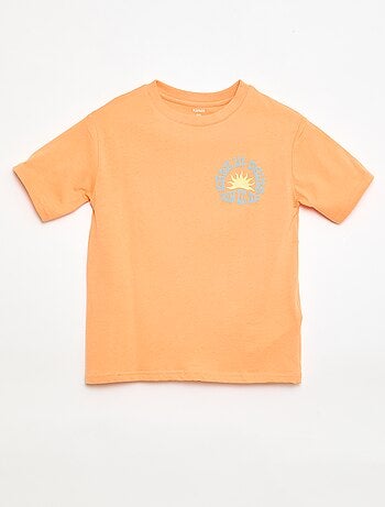 Camiseta de manga corta estampada