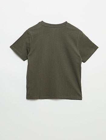 Camiseta de manga corta estampada
