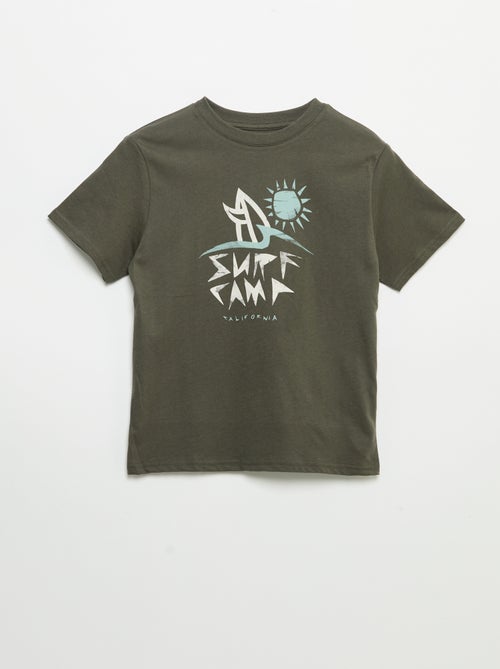Camiseta de manga corta estampada - Kiabi Camiseta de manga corta estampada - Kiabi