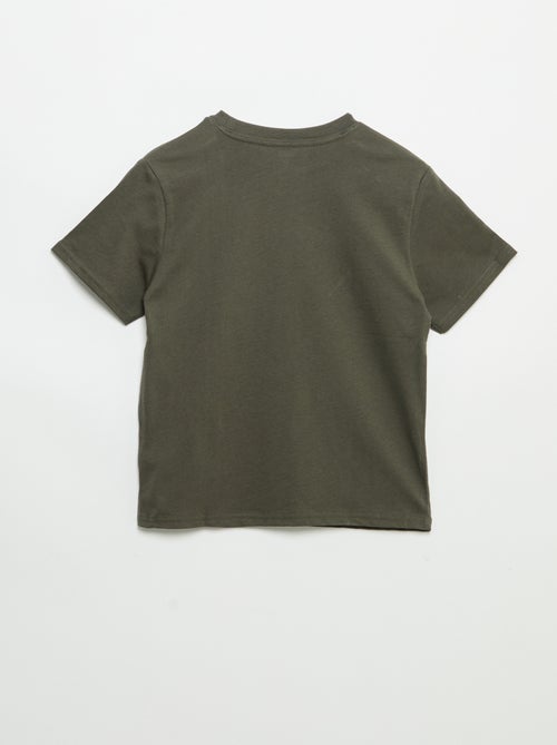 Camiseta de manga corta estampada - Kiabi Camiseta de manga corta estampada - Kiabi
