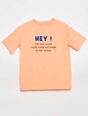 Camiseta de manga corta estampada