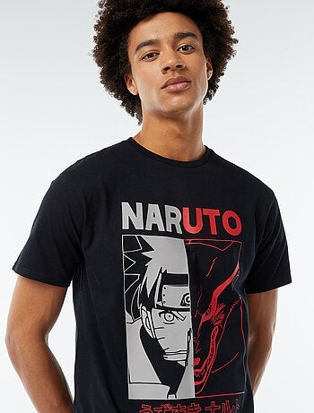Camiseta de manga corta estampada 'Naruto'