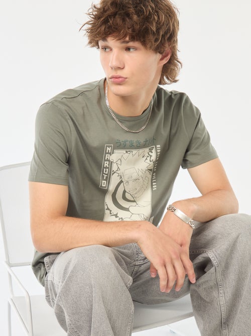 Camiseta de manga corta estampada 'Naruto' - Kiabi