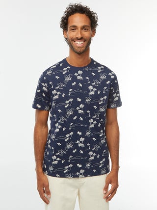 Camiseta de manga corta estampada