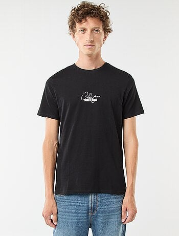 Camiseta de manga corta estampada