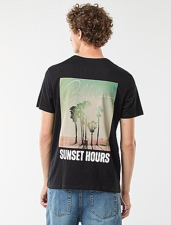 Camiseta de manga corta estampada