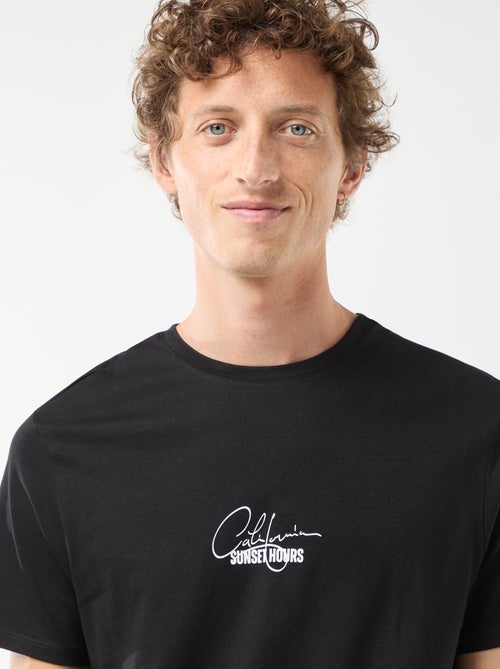 Camiseta de manga corta estampada - Kiabi