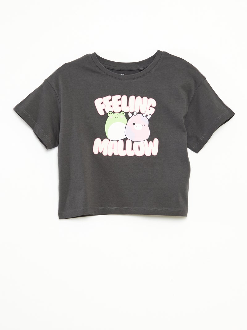 Camiseta de manga corta estampada NEGRO - Kiabi