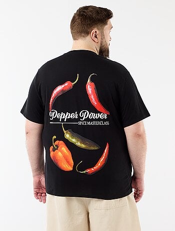 Camiseta de manga corta estampada
