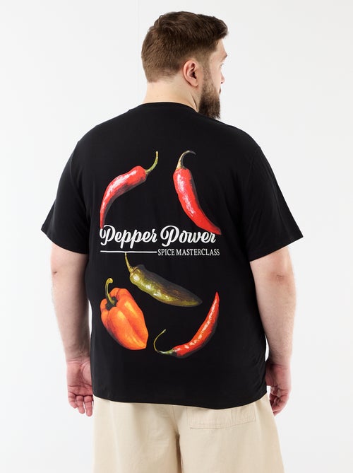 Camiseta de manga corta estampada - Kiabi