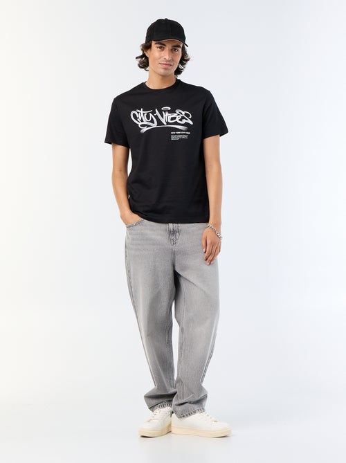 Camiseta de manga corta estampada - Kiabi Camiseta de manga corta estampada - Kiabi