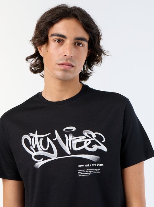 Camiseta de manga corta estampada - Kiabi Camiseta de manga corta estampada - Kiabi