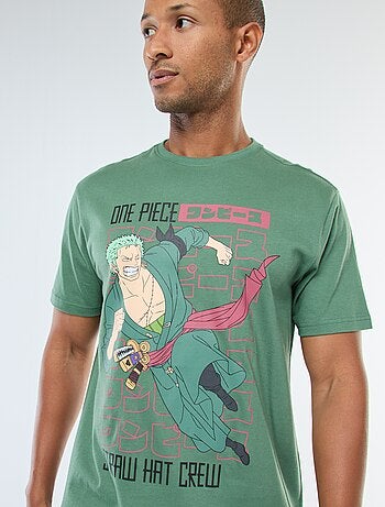 Camiseta de manga corta estampada 'One Piece'