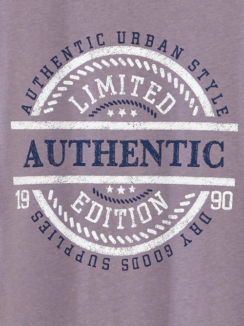 Camiseta de manga corta estampada 'Produkt' - Kiabi