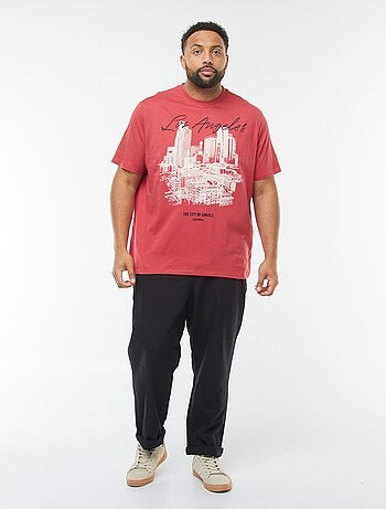 Camiseta de manga corta estampada