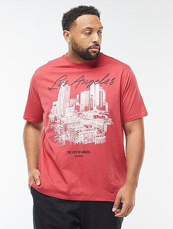 Camiseta de manga corta estampada