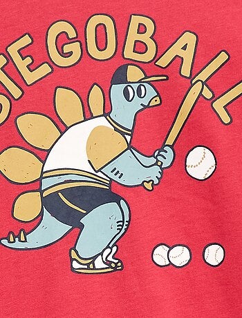 Camiseta de manga corta estampada