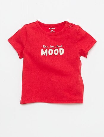 Camiseta de manga corta estampada