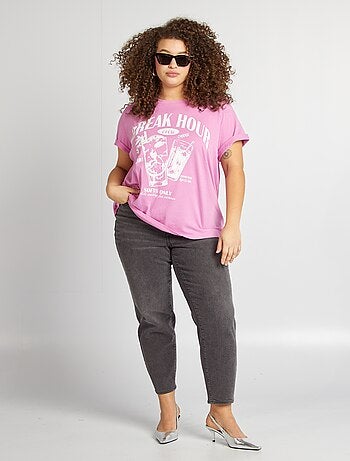 Camiseta de manga corta estampada