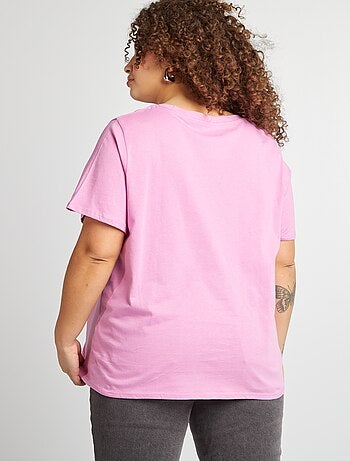 Camiseta de manga corta estampada