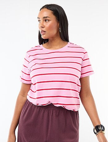 Camiseta de manga corta estampada