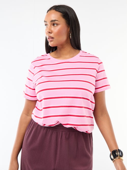 Camiseta de manga corta estampada - Kiabi Camiseta de manga corta estampada - Kiabi