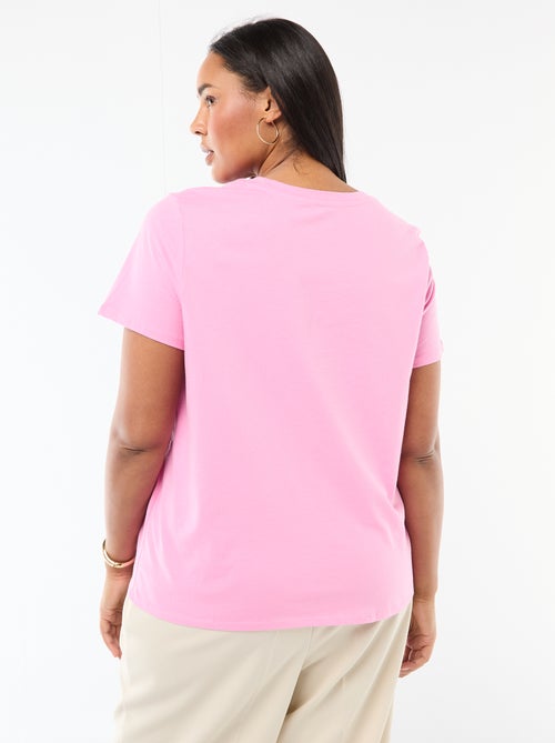 Camiseta de manga corta estampada - Kiabi