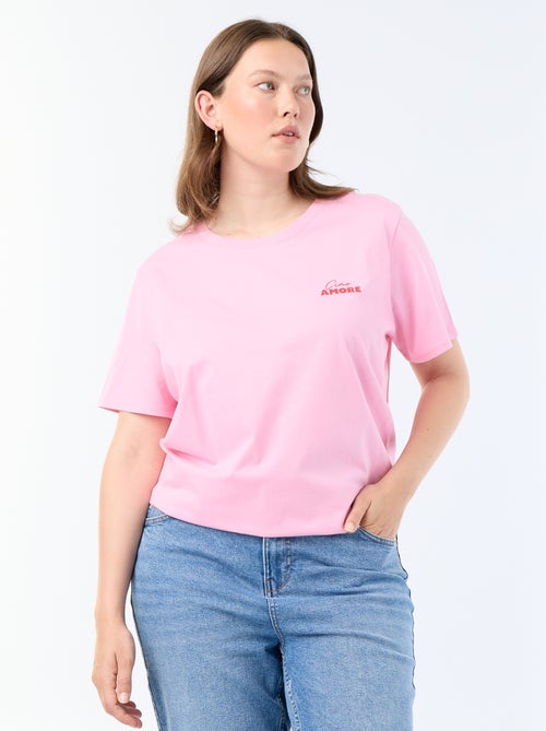 Camiseta de manga corta estampada - Kiabi Camiseta de manga corta estampada - Kiabi
