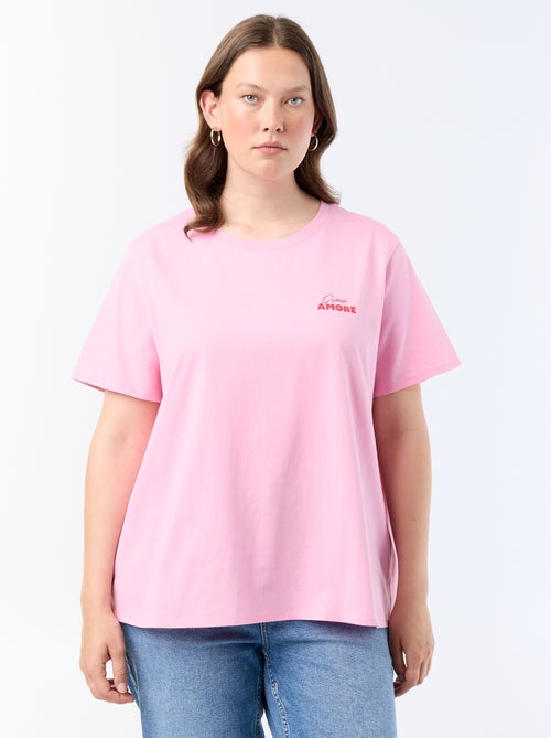 Camiseta de manga corta estampada - Kiabi Camiseta de manga corta estampada - Kiabi