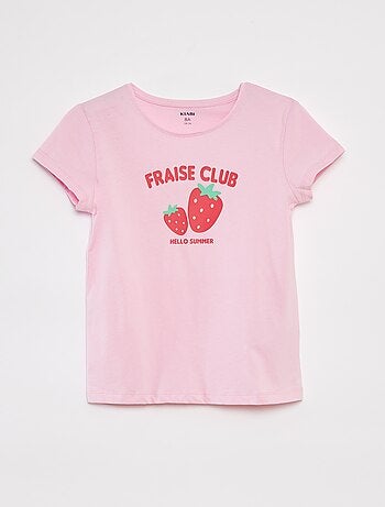 Camiseta de manga corta estampada