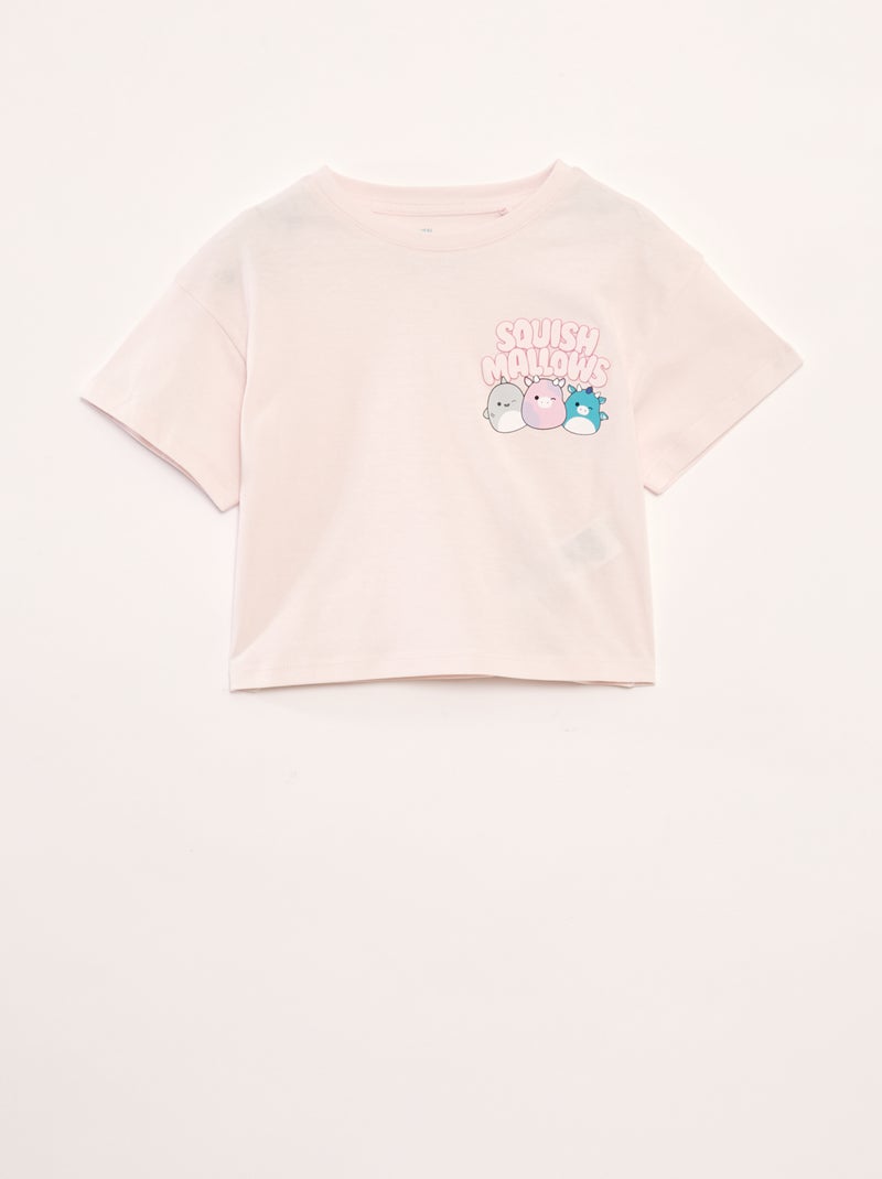 Camiseta de manga corta estampada ROSA - Kiabi