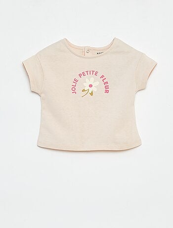 Camiseta de manga corta estampada