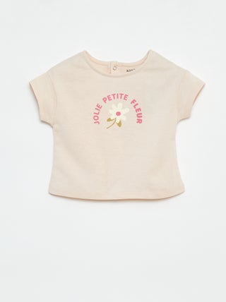 Camiseta de manga corta estampada
