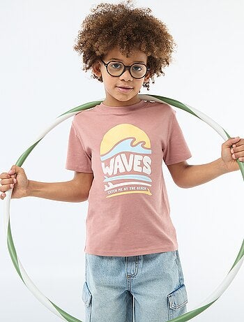 Camiseta de manga corta estampada