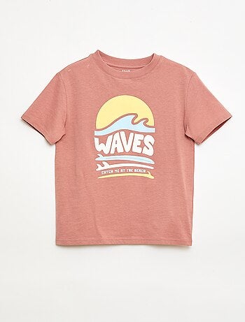 Camiseta de manga corta estampada