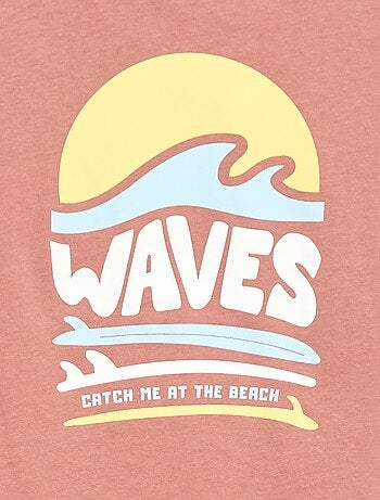 Camiseta de manga corta estampada