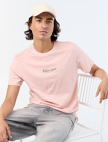 Camiseta de manga corta estampada