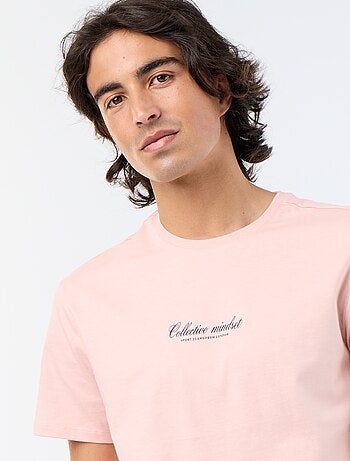 Camiseta de manga corta estampada