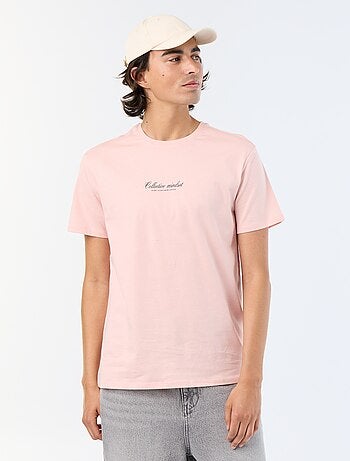 Camiseta de manga corta estampada