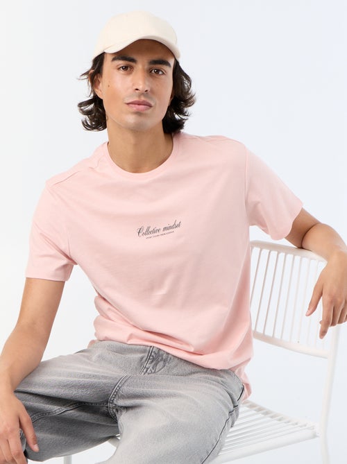 Camiseta de manga corta estampada - Kiabi