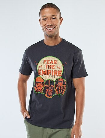 Camiseta de manga corta estampada 'Star Wars'