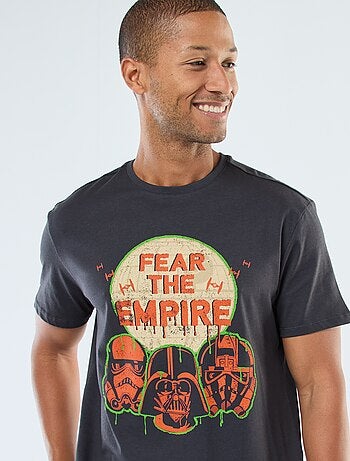 Camiseta de manga corta estampada 'Star Wars'