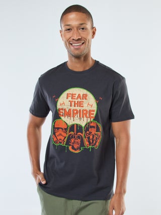 Camiseta de manga corta estampada 'Star Wars'