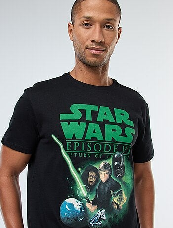 Camiseta de manga corta estampada 'Star Wars'